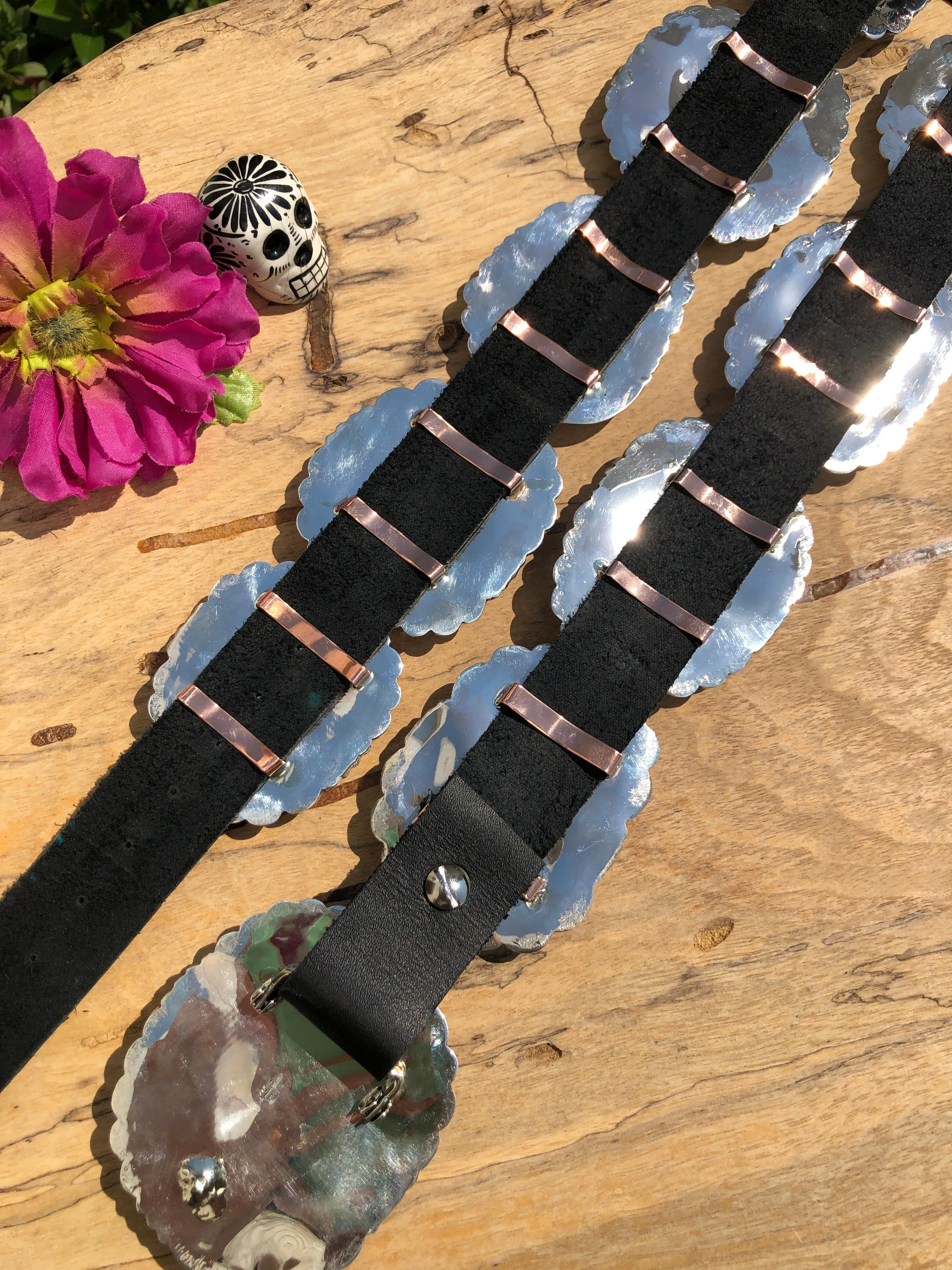 "Double 2 Step" Concho Belt