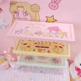 sanrio shelf organizer