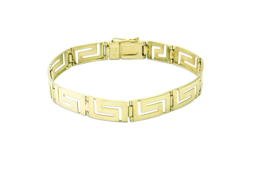 Sleek Ariadne 14K Gold Bracelet