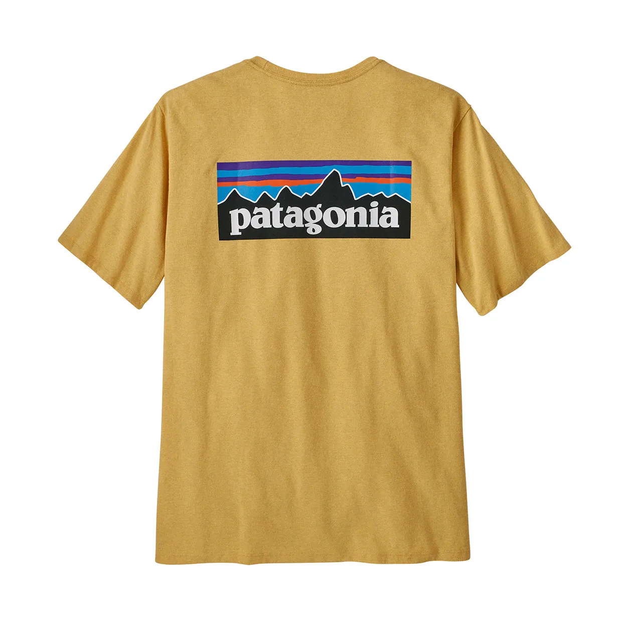 T-shirt Patagonia P-6 Logo Responsibili-Tee Giallo