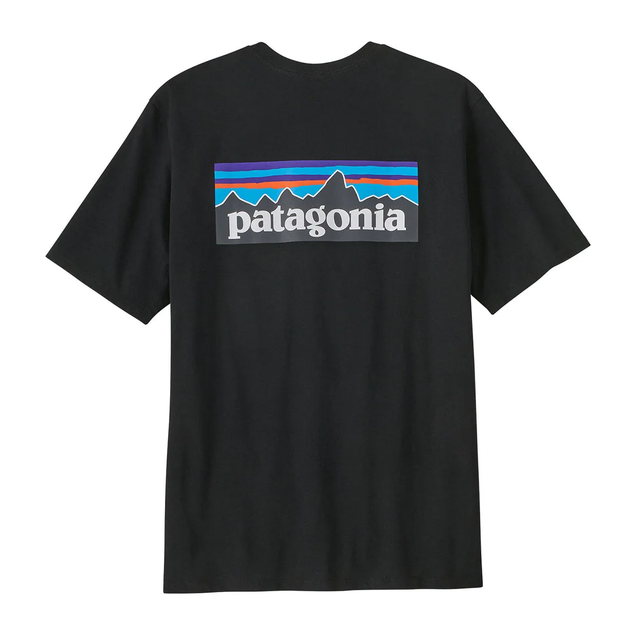 T-shirt Patagonia P-6 Logo Responsibili-Tee Nero