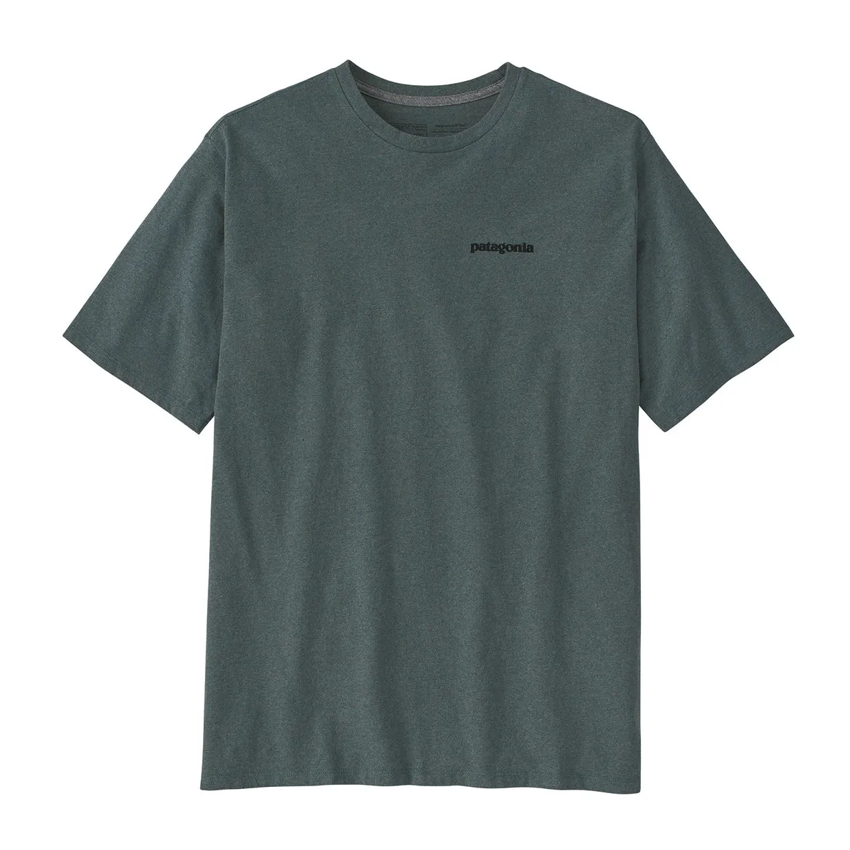 T-shirt Patagonia P-6 Logo Responsibili-Tee Verde