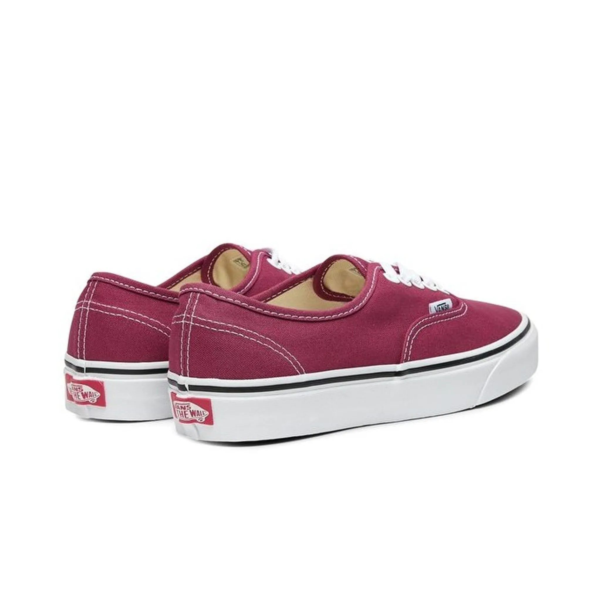 Vans Authentic Lace-Up Pink Synthetic Womens Plimsolls A38EMU64