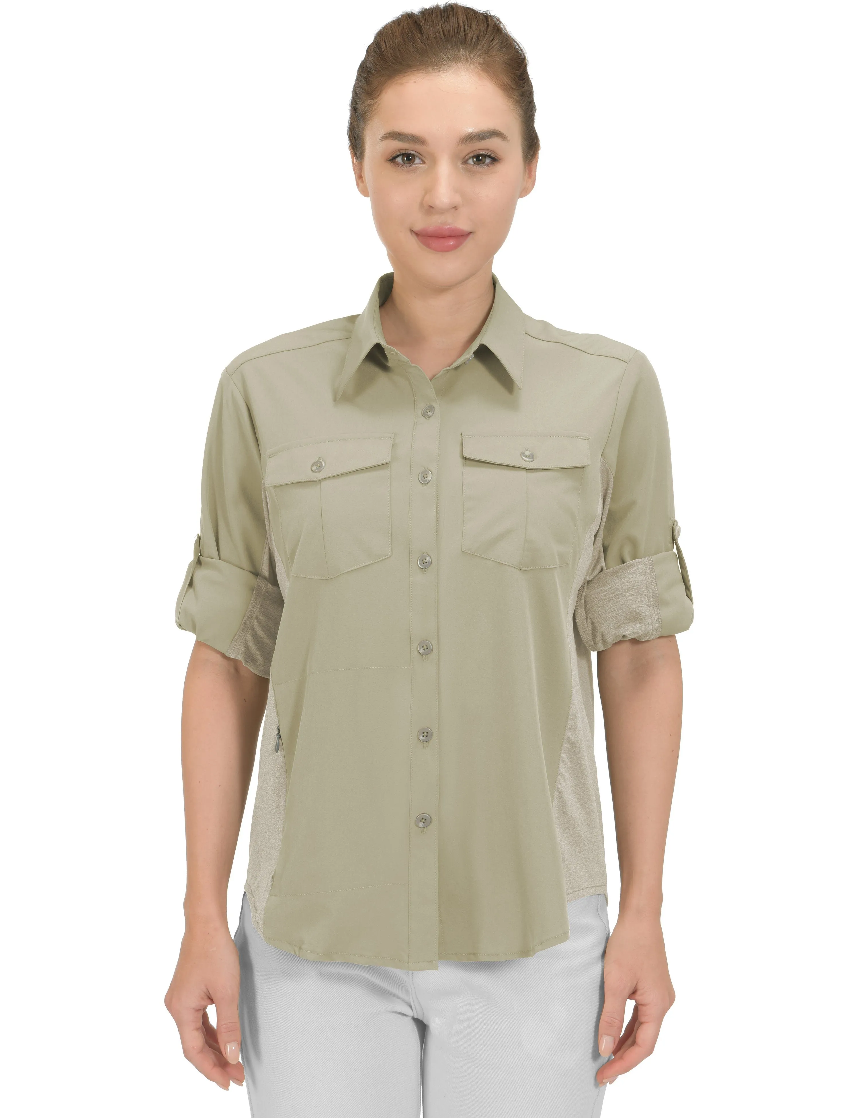 Women's UPF 50  Long Sleeve Hiking Shirt